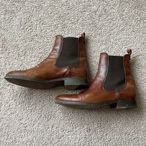 Frye Melissa Chelsea Boots Redwood Size 9